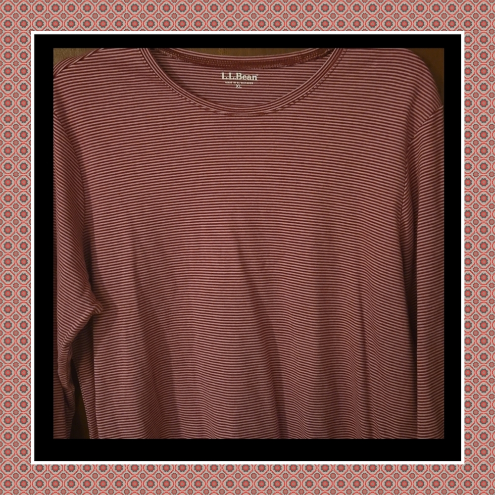 L.L. Bean Striped Long Sleeve Tee